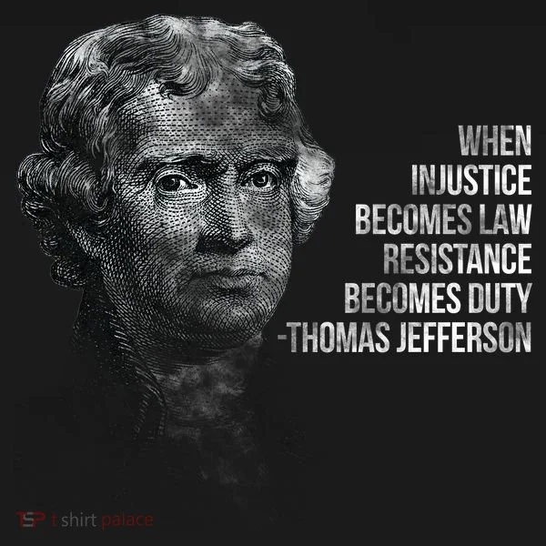 Thomas Jefferson Quote Women's Long Sleeve Shirt