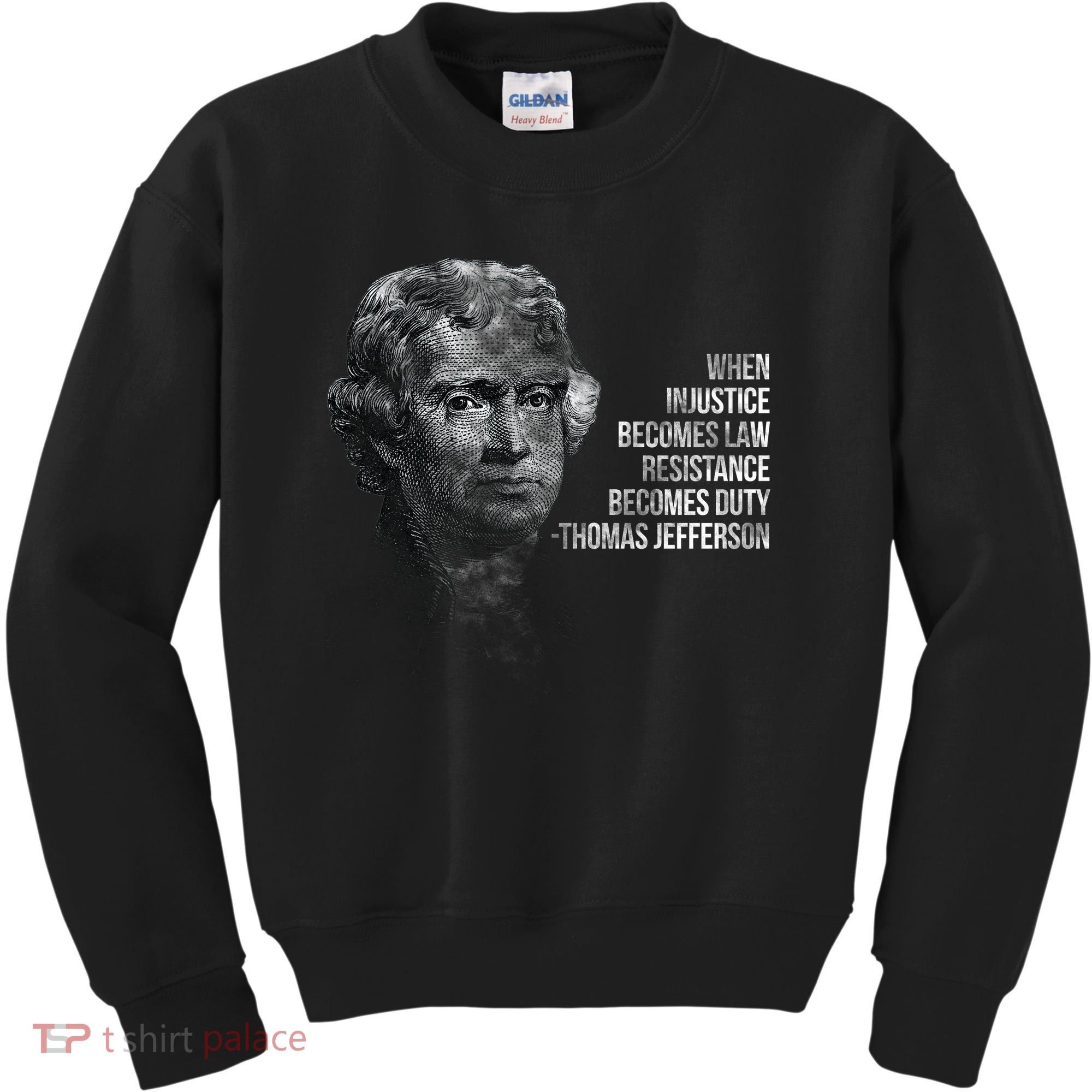 Thomas Jefferson Quote Kids Sweatshirt