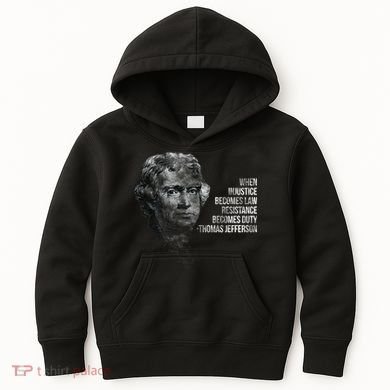 Thomas Jefferson Quote Kids Hoodie