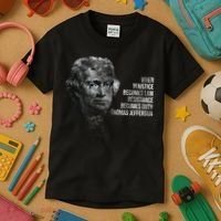 Thomas Jefferson Quote Kids T-Shirt thumb 3