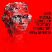 Thomas Jefferson Quote Santa Hat thumb 1