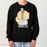 Thor Cat Women's Sweatshirt thumb 0