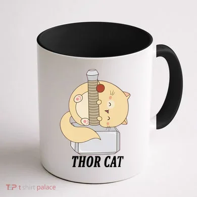 Thor Cat Coffee Mug back