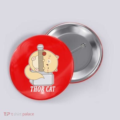Thor Cat Button