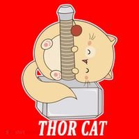 Thor Cat Ornament thumb 1