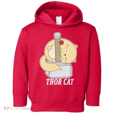 Thor Cat Toddler Hoodie