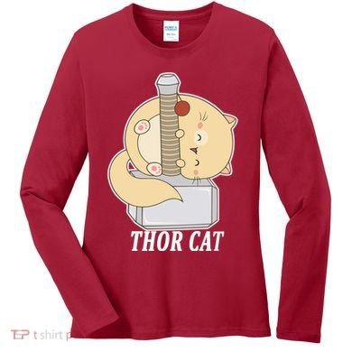 Thor Cat Women's Long Sleeve Shirt