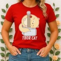 Thor Cat Women's T-Shirt thumb 2