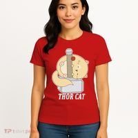 Thor Cat Women's T-Shirt thumb 4