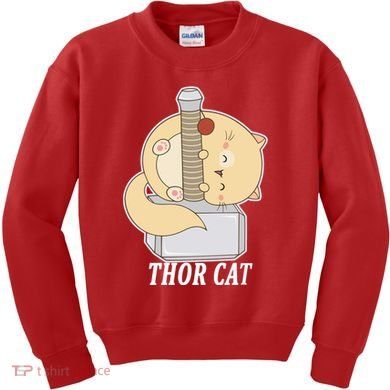Thor Cat Kids Sweatshirt