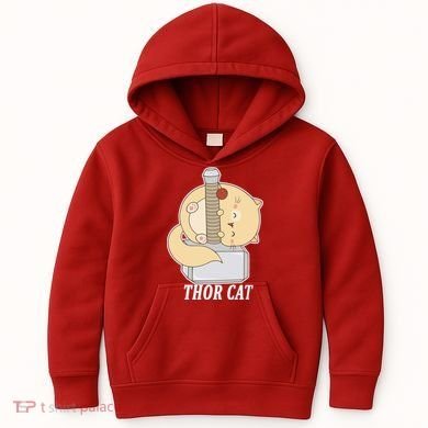 Thor Cat Kids Hoodie
