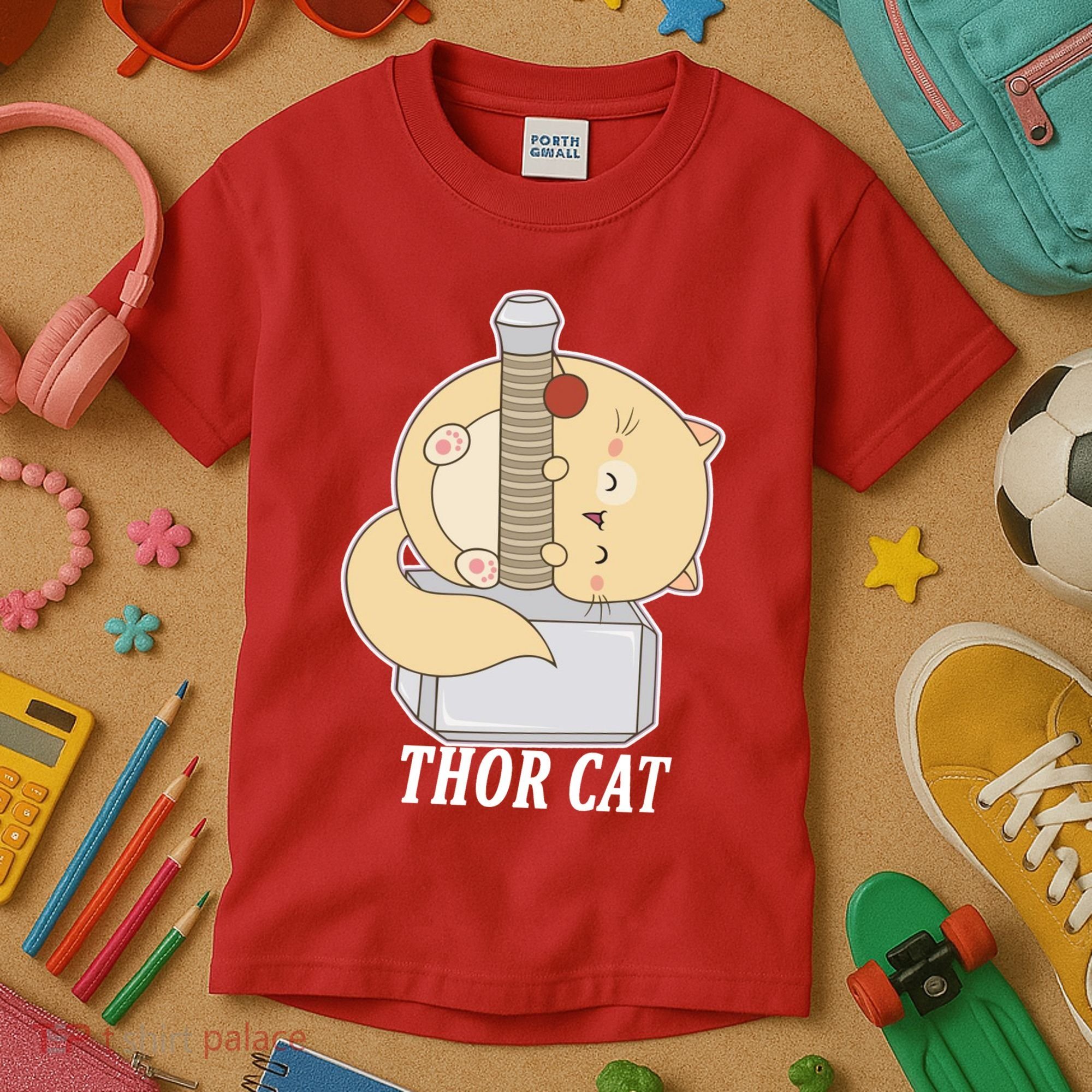 Thor Cat Kids T-Shirt