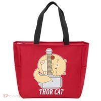Thor Cat Tote Bag thumb 0