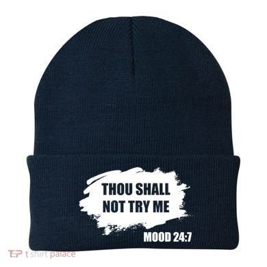 Thou Shall Not Try Me Beanie