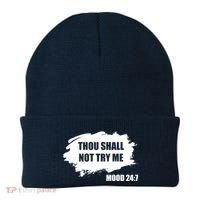 Thou Shall Not Try Me Beanie thumb 0