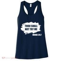 Thou Shall Not Try Me Women's Tank Top thumb 0