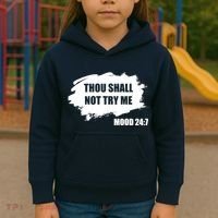Thou Shall Not Try Me Kids Hoodie thumb 3