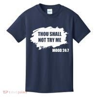 Thou Shall Not Try Me Kids T-Shirt thumb 0