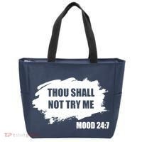 Thou Shall Not Try Me Tote Bag thumb 0