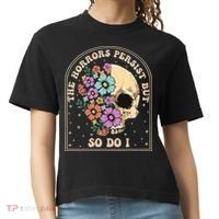 The Horrors Persist But So Do I Comfort Colors Boxy T-Shirt thumb 0