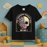 The Horrors Persist But So Do I Toddler T-Shirt thumb 3