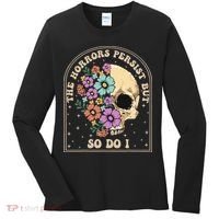 The Horrors Persist But So Do I Women's Long Sleeve Shirt thumb 0