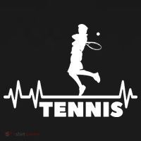Tennis Heartbeat Pulse Tennis Player Athlete Ornament thumb 1