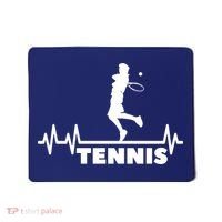 Tennis Heartbeat Pulse Tennis Player Athlete Mousepad thumb 0
