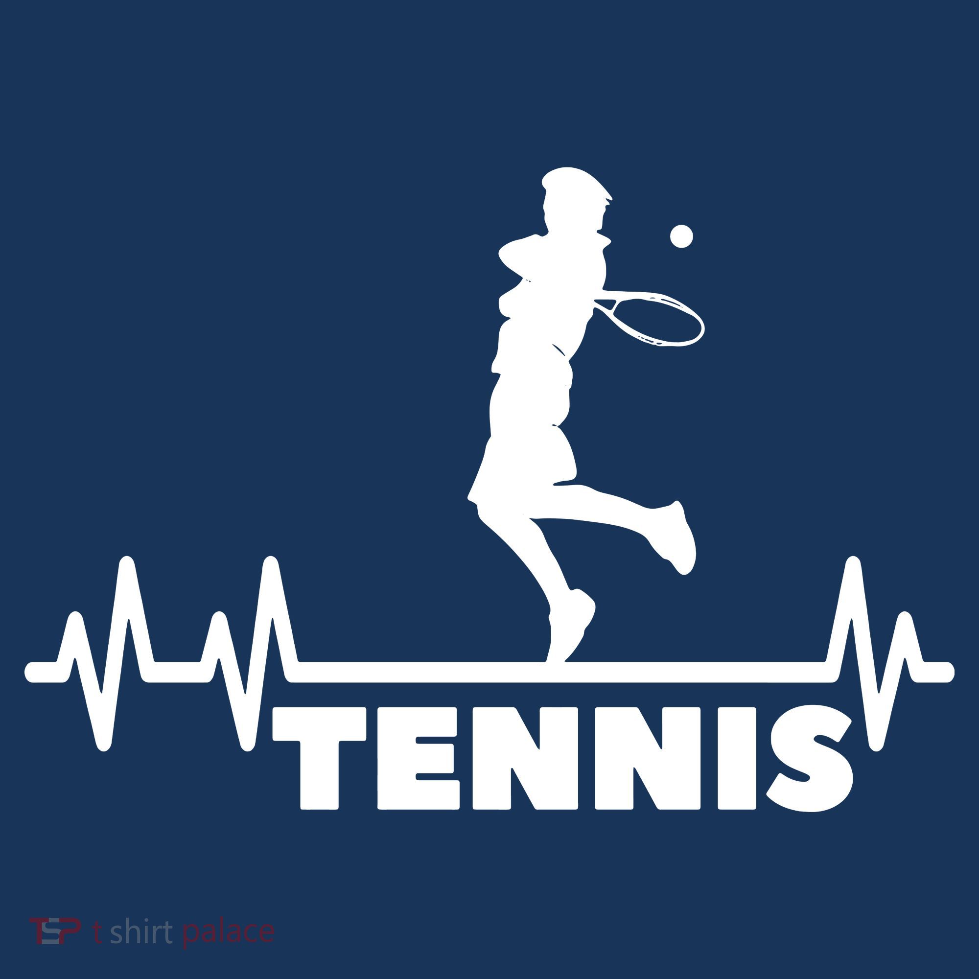 Tennis Heartbeat Pulse Tennis Player Athlete Women's Tank Top