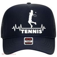 Tennis Heartbeat Pulse Tennis Player Athlete Hat thumb 0