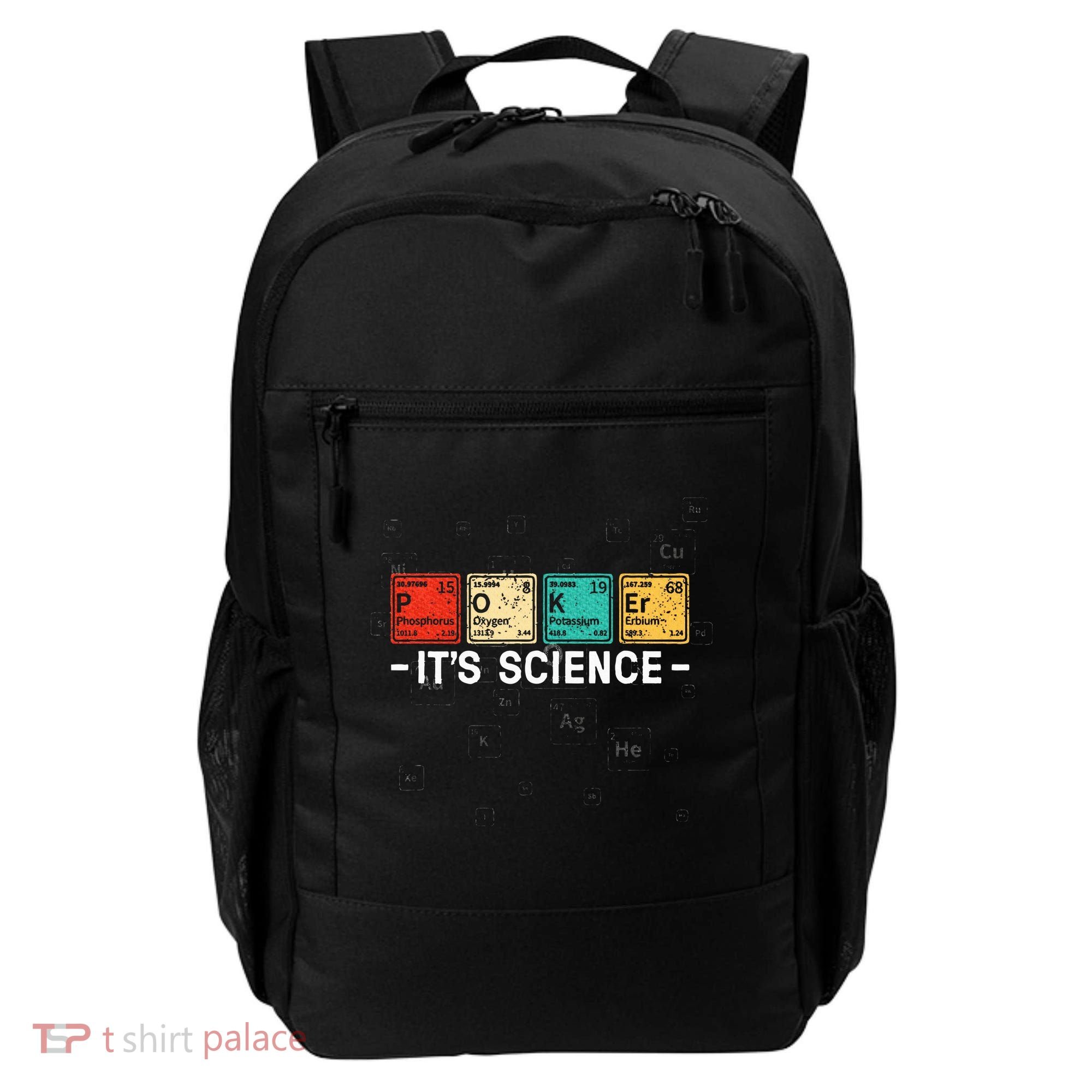 Texas HoldEm Poker ItS Science Funny Poker Player Backpack