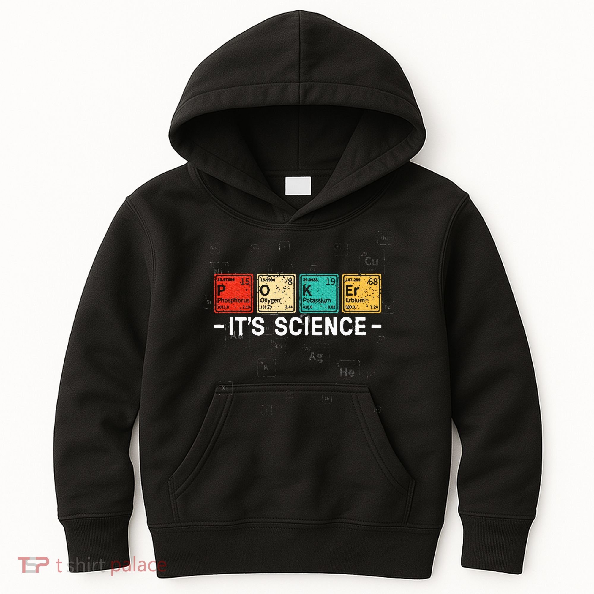 Texas HoldEm Poker ItS Science Funny Poker Player Kids Hoodie