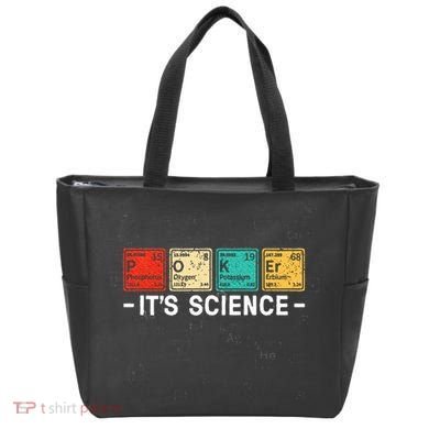 Texas HoldEm Poker ItS Science Funny Poker Player Tote Bag