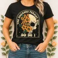The Horrors Persist But So Do I Women's T-Shirt thumb 2