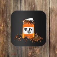 Tarantula Happy Pills Arthropod Arachnid Arachnophile Coaster thumb 0