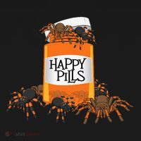 Tarantula Happy Pills Arthropod Arachnid Arachnophile Ornament thumb 1