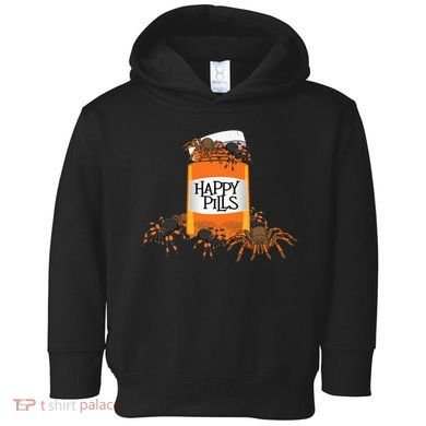 Tarantula Happy Pills Arthropod Arachnid Arachnophile Toddler Hoodie