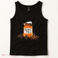 Tarantula Happy Pills Arthropod Arachnid Arachnophile Tank Top thumb 2