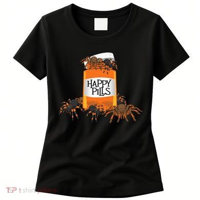 Tarantula Happy Pills Arthropod Arachnid Arachnophile Women's T-Shirt