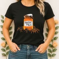 Tarantula Happy Pills Arthropod Arachnid Arachnophile Women's T-Shirt thumb 2