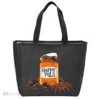 Tarantula Happy Pills Arthropod Arachnid Arachnophile Tote Bag thumb 0