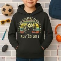 The Horrors Persist But So Do I Kids Hoodie thumb 2