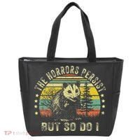 The Horrors Persist But So Do I Tote Bag thumb 0