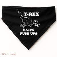TRex Hates Pushups USA-Made Doggie Bandana thumb 0