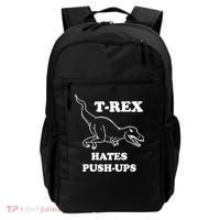 TRex Hates Pushups Backpack thumb 0