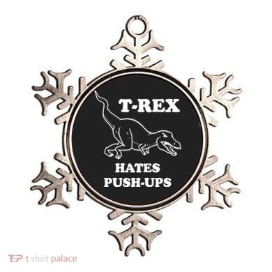 TRex Hates Pushups Ornament