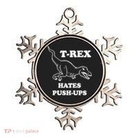 TRex Hates Pushups Ornament thumb 0