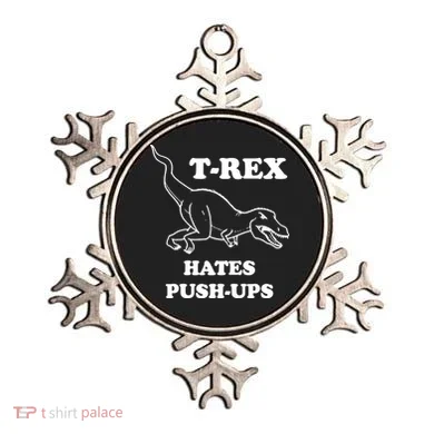 TRex Hates Pushups Ornament