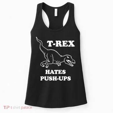 TRex Hates Pushups Women's Tank Top