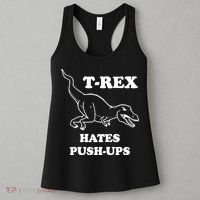 TRex Hates Pushups Women's Tank Top thumb 3